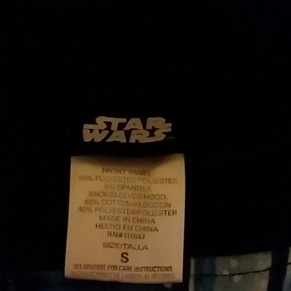 Mens Star Wars Pullover Hoodie Size S - Picture 3 of 3